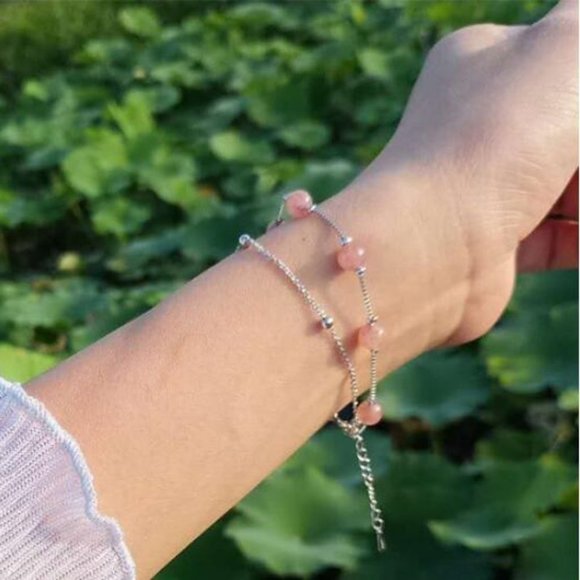 *NEW 925 Sterling Silver Crystal Layered Bracelet - Picture 2 of 6